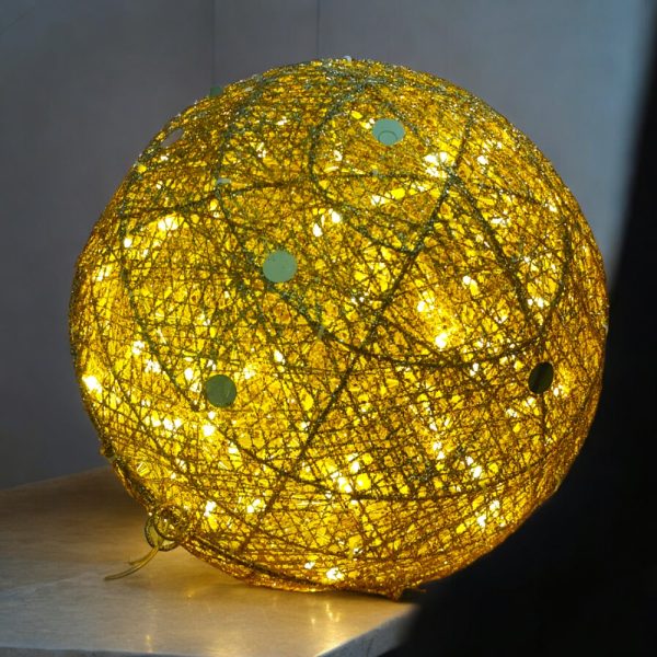 LED 拉絲金球-50CM-220V-暖光-SCL-80-50