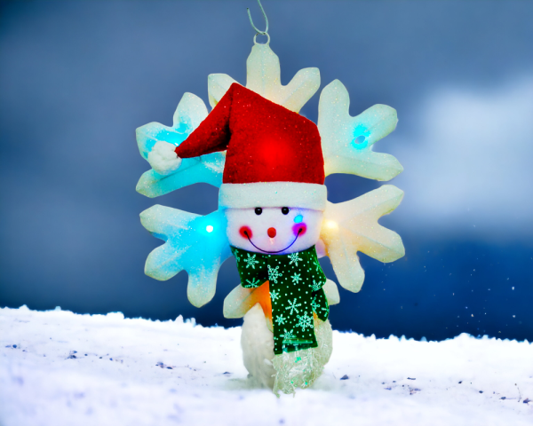 LED 雪人與雪花-七彩-SCX-48