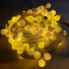 LED 100燈珍珠燈-暖白光-110V (附IC控制器)-透明線：圖片 2