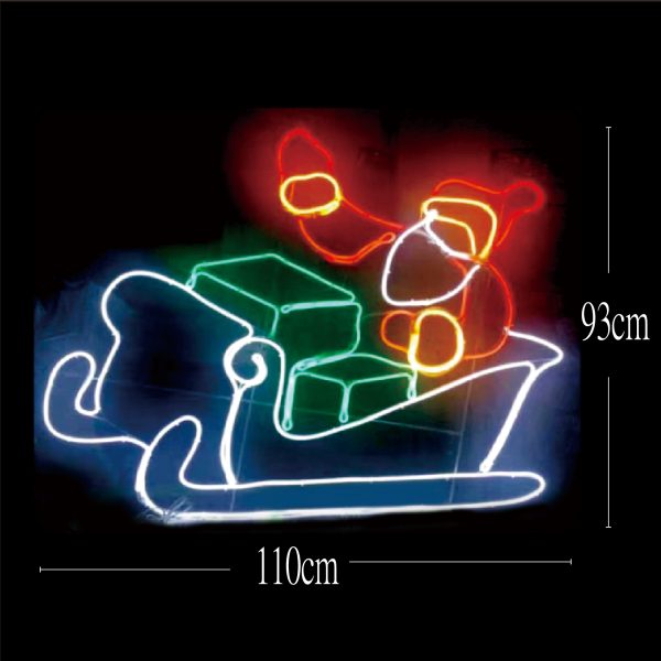 LED 柔性管燈造型燈-LED 聖誕老公公搭雪橇-SCM-133-110V
