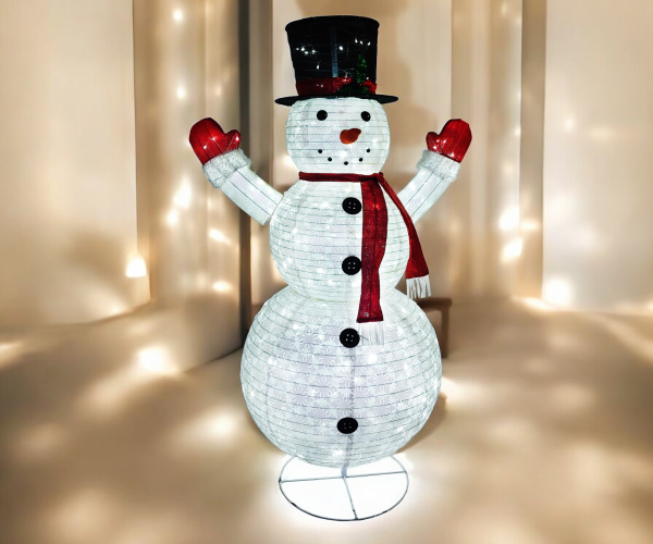 LED 摺疊白絲雪人-110V-白光-SCL-106L